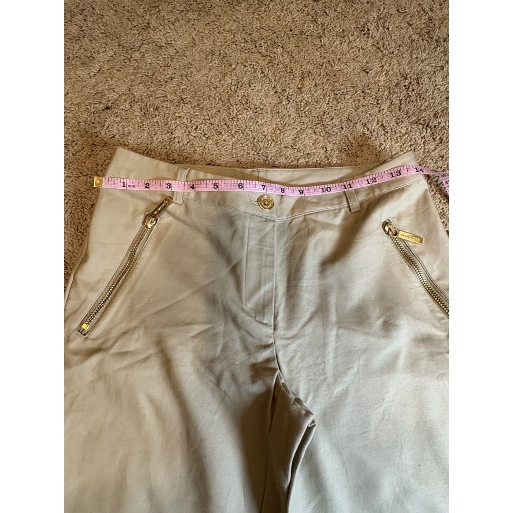Michael Kors Slim Fit Brown‎ Chino Pants Women's Size 6 Skinny Leg Professional - Picture 8 of 12